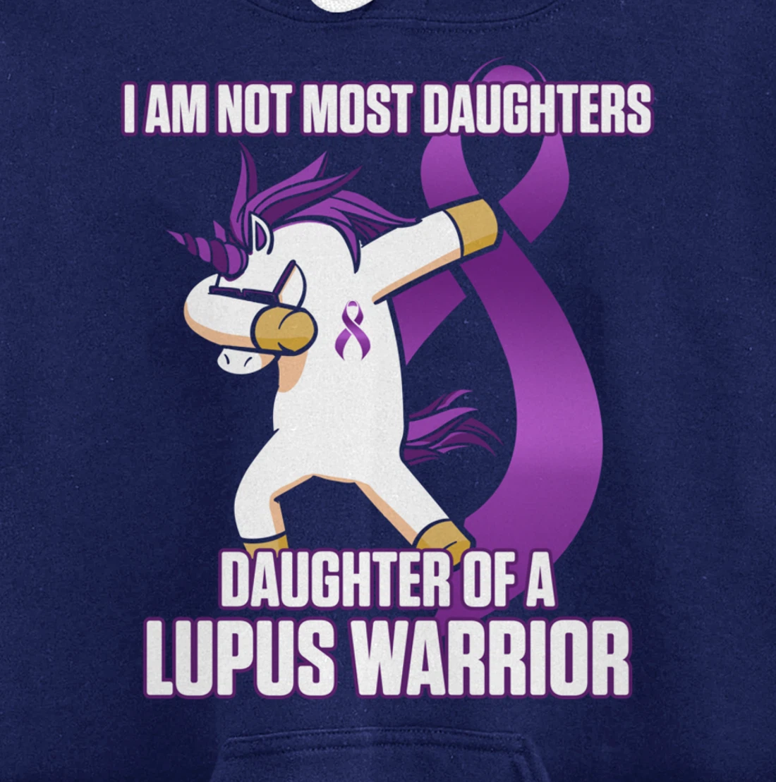 Lupus Appreciation Survivor Warrior Pullover Hoodie