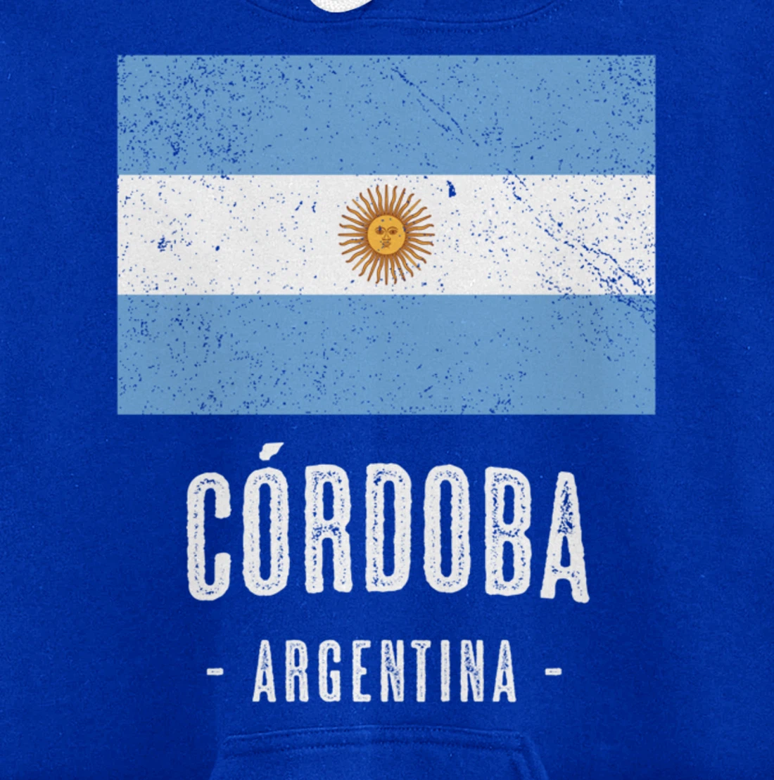 City of Córdoba - Argentina | Argentinian Flag Merch - Pullover Hoodie
