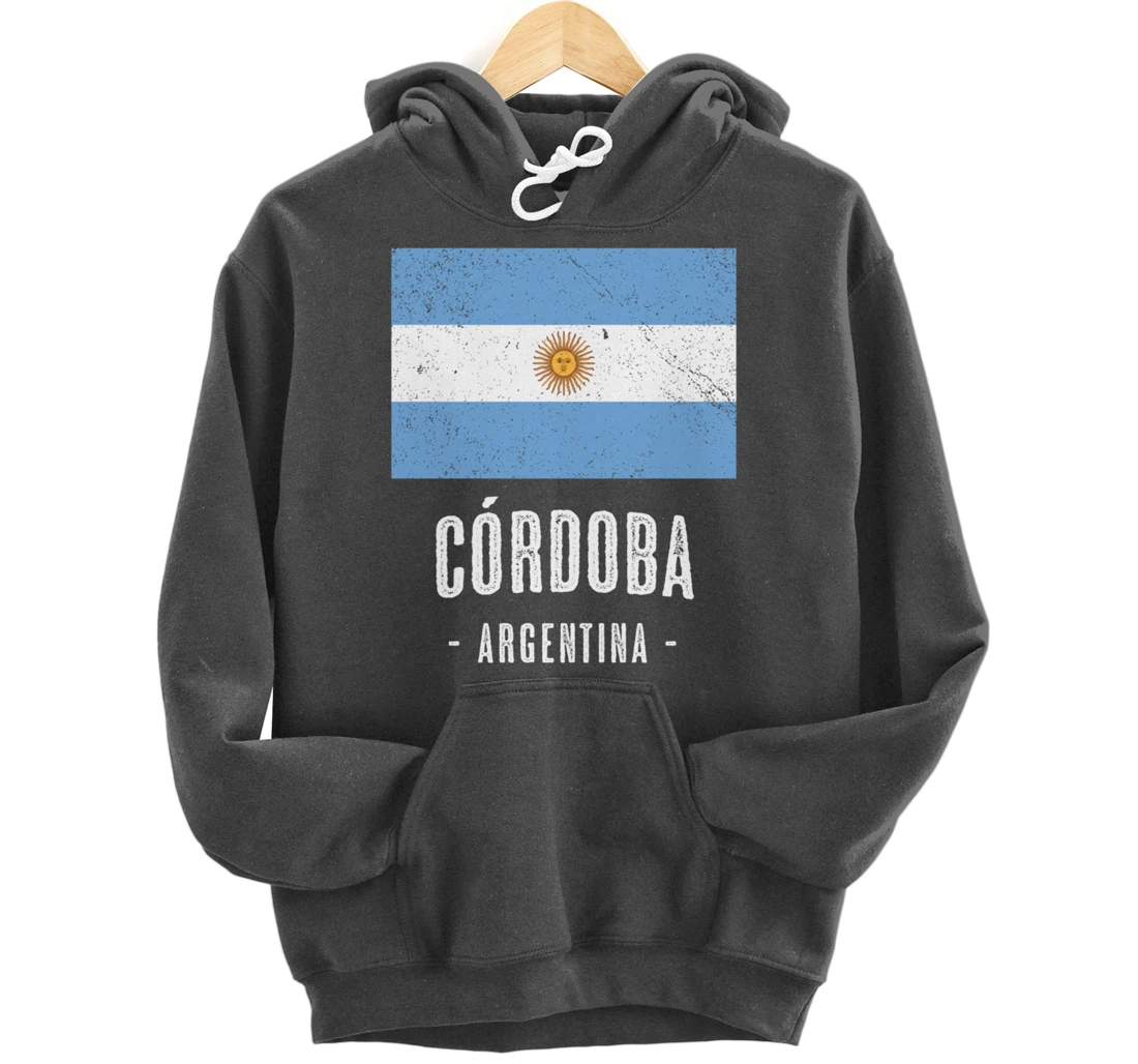 City of Córdoba - Argentina | Argentinian Flag Merch - Pullover Hoodie