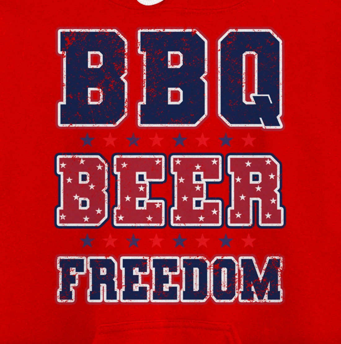 BBQ Beer Freedom Pullover Hoodie