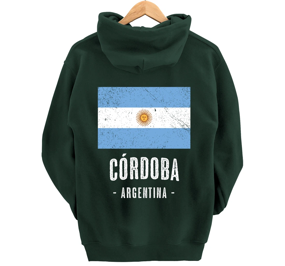 City of Córdoba - Argentina | Argentinian Flag Merch - Pullover Hoodie