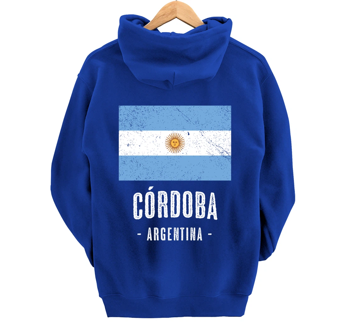 City of Córdoba - Argentina | Argentinian Flag Merch - Pullover Hoodie