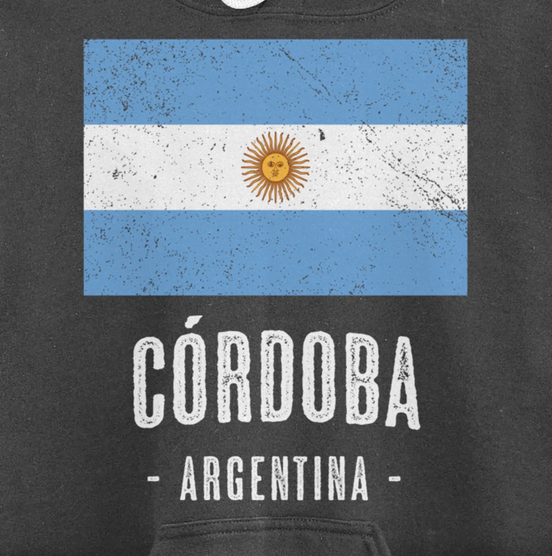 City of Córdoba - Argentina | Argentinian Flag Merch - Pullover Hoodie