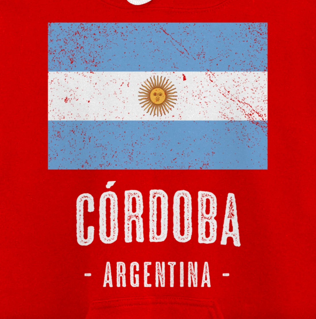 City of Córdoba - Argentina | Argentinian Flag Merch - Pullover Hoodie