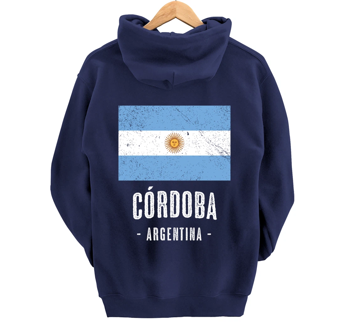 City of Córdoba - Argentina | Argentinian Flag Merch - Pullover Hoodie