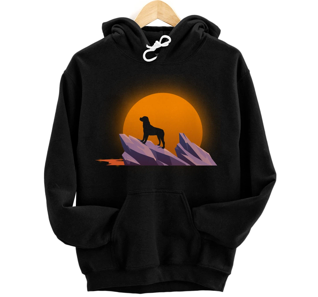 Dog Lover Gift Idea Rottweiler Pullover Hoodie