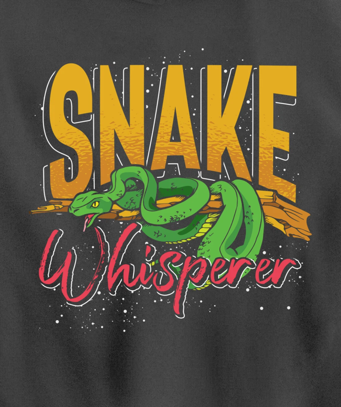 Snake Whisperer Snake Pullover Hoodie