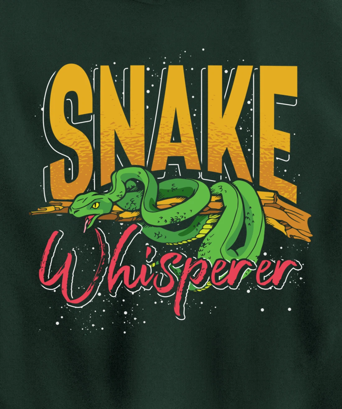 Snake Whisperer Snake Pullover Hoodie