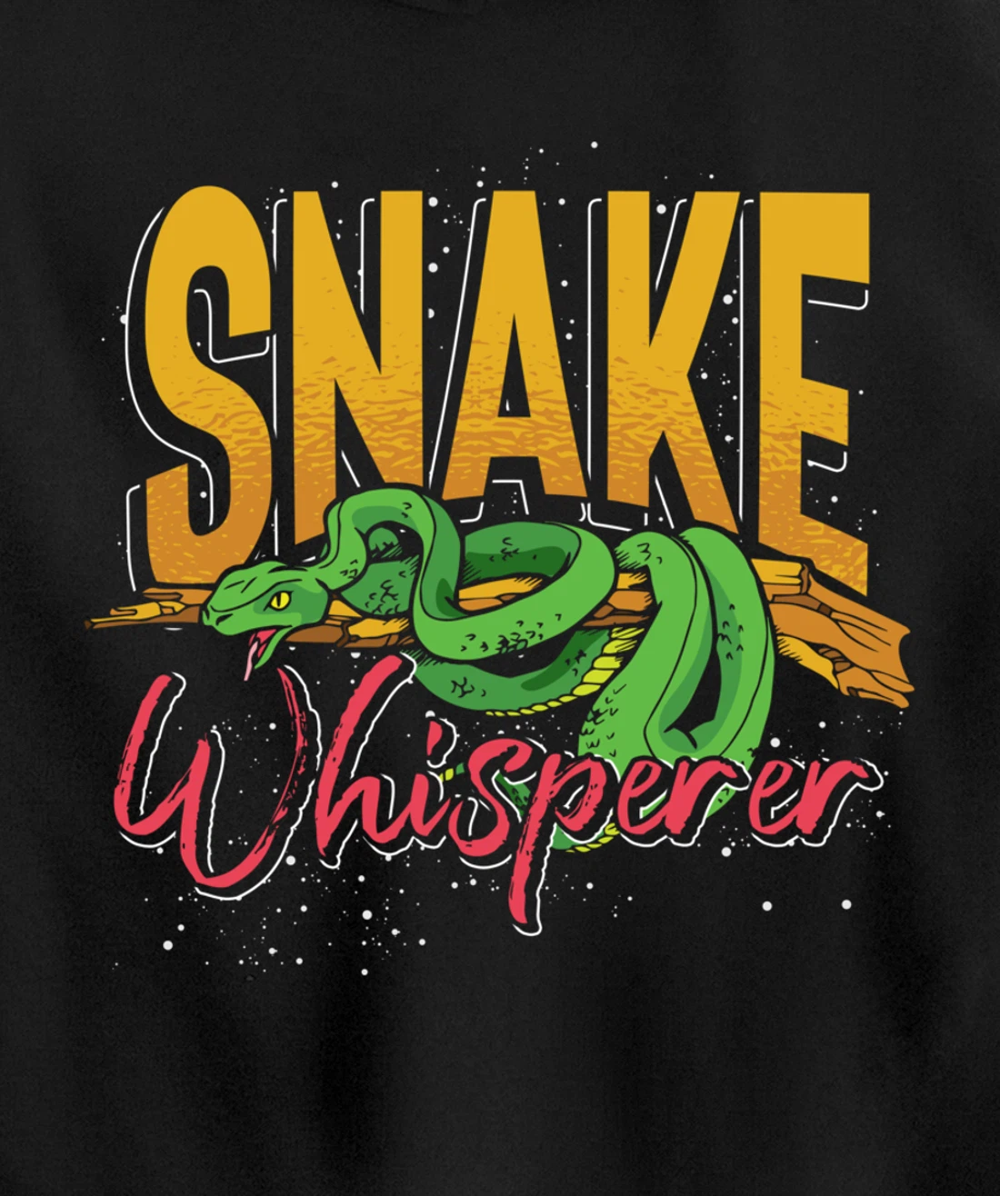 Snake Whisperer Snake Pullover Hoodie