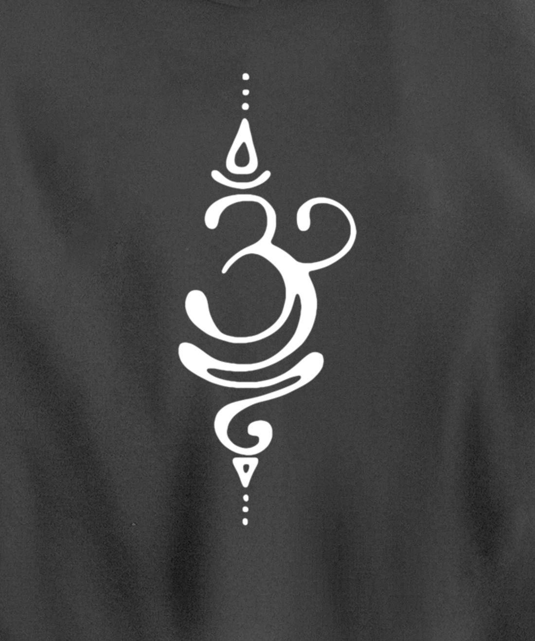 Sanskrit Breathe Symbol | Yoga Meditation | Gift for Yogis Pullover Hoodie
