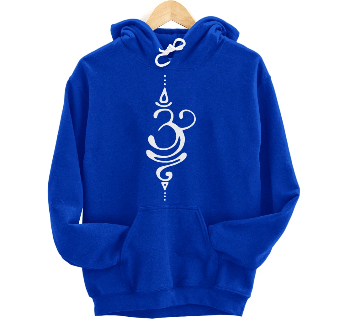 Sanskrit Breathe Symbol | Yoga Meditation | Gift for Yogis Pullover Hoodie