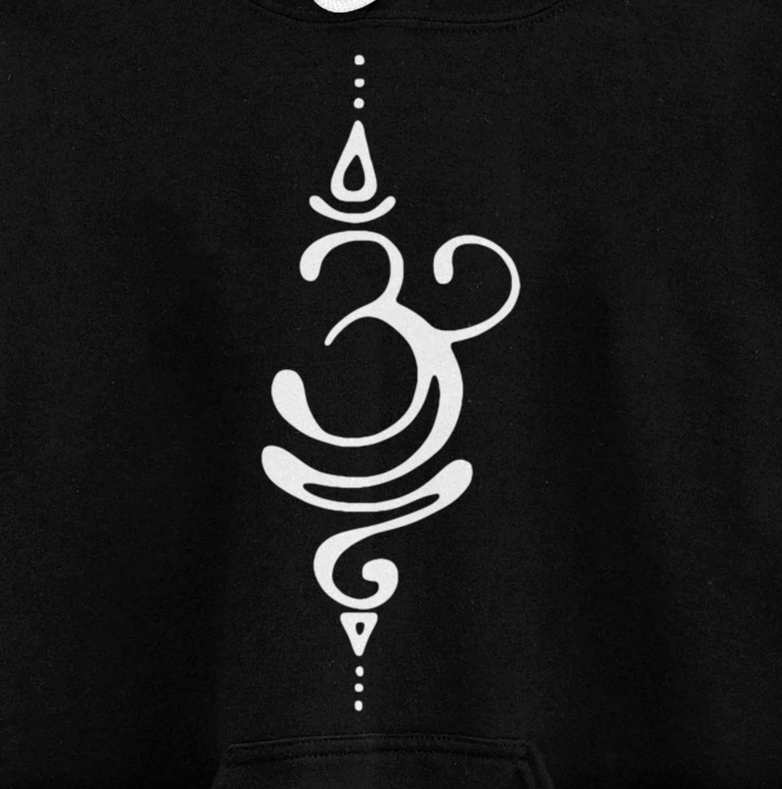 Sanskrit Breathe Symbol | Yoga Meditation | Gift for Yogis Pullover Hoodie