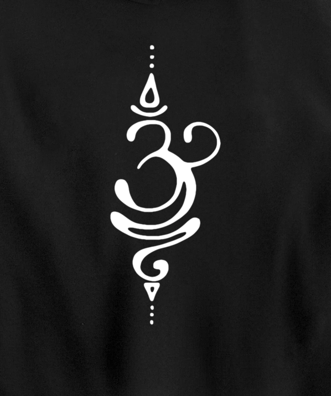 Sanskrit Breathe Symbol | Yoga Meditation | Gift for Yogis Pullover Hoodie