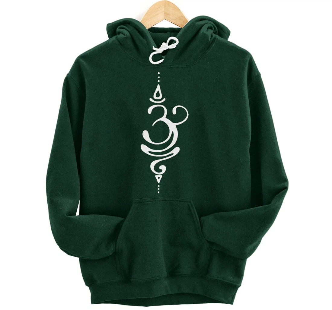 Sanskrit Breathe Symbol | Yoga Meditation | Gift for Yogis Pullover Hoodie