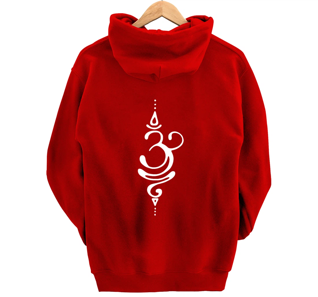 Sanskrit Breathe Symbol | Yoga Meditation | Gift for Yogis Pullover Hoodie