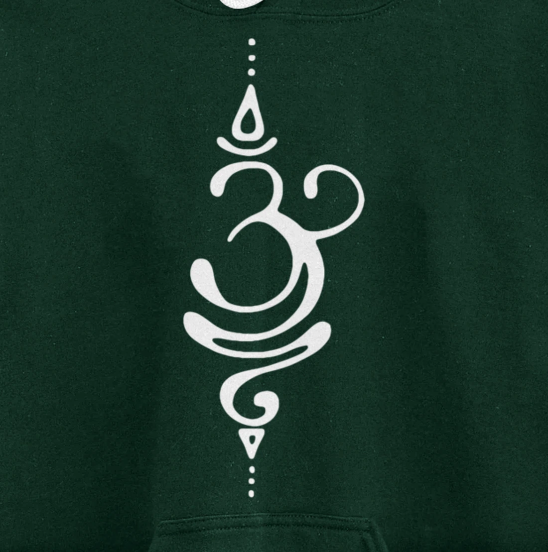 Sanskrit Breathe Symbol | Yoga Meditation | Gift for Yogis Pullover Hoodie