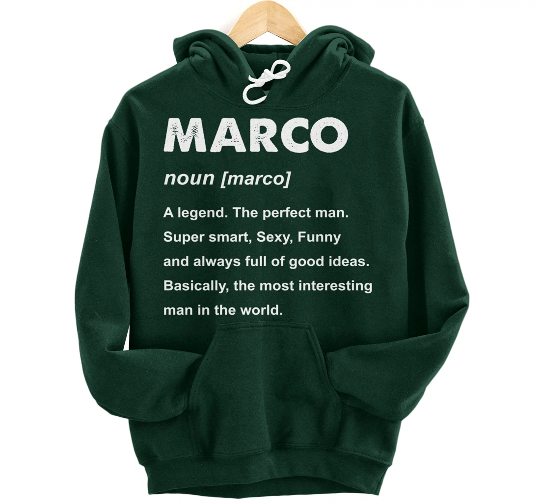 Marco Name Pullover Hoodie