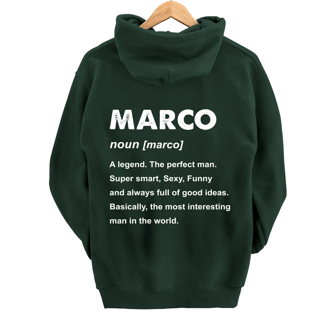 Marco Name Pullover Hoodie