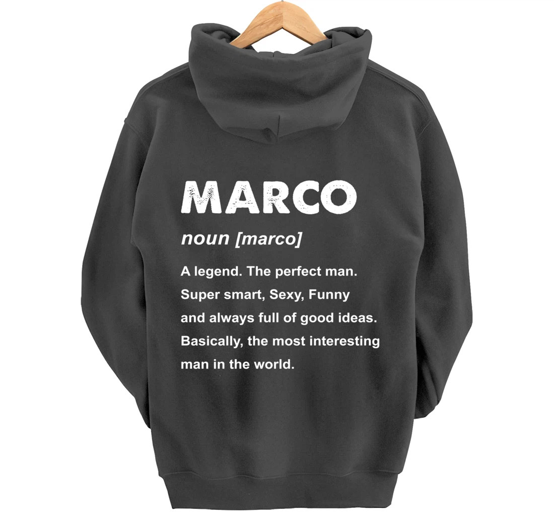 Marco Name Pullover Hoodie
