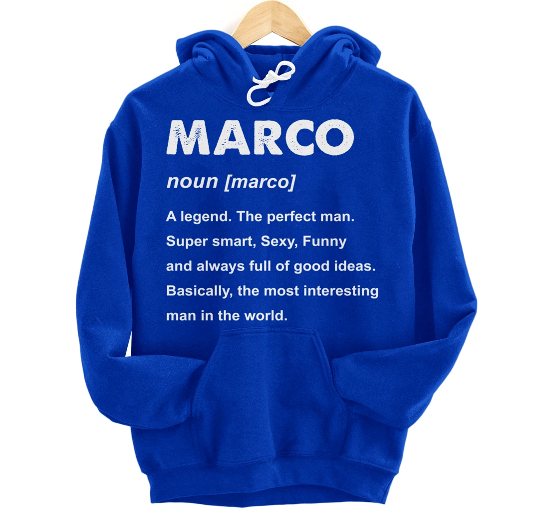 Marco Name Pullover Hoodie