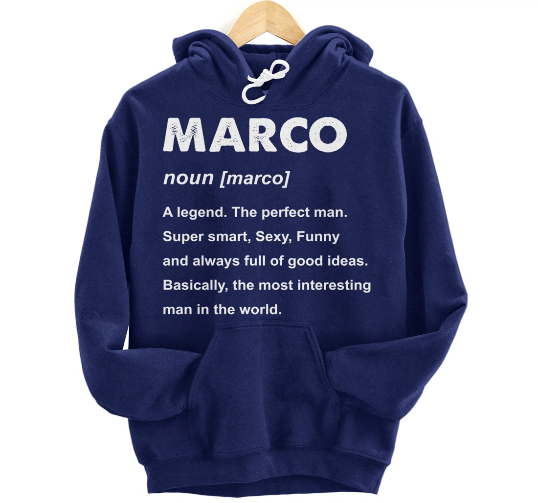 Marco Name Pullover Hoodie