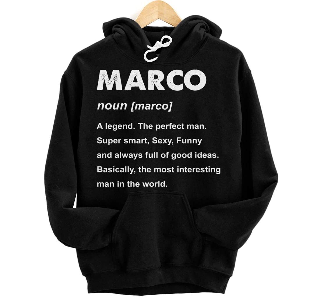 Marco Name Pullover Hoodie