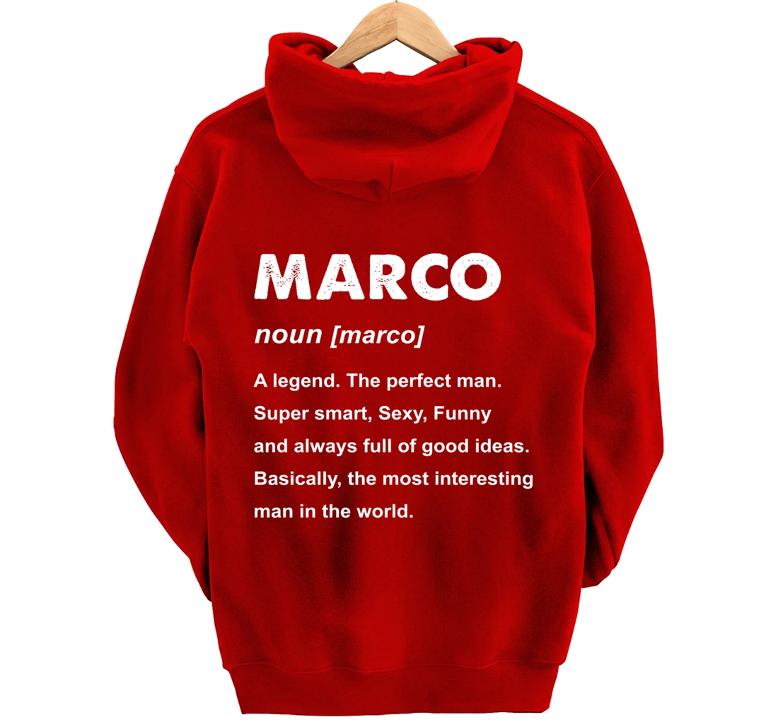 Marco Name Pullover Hoodie