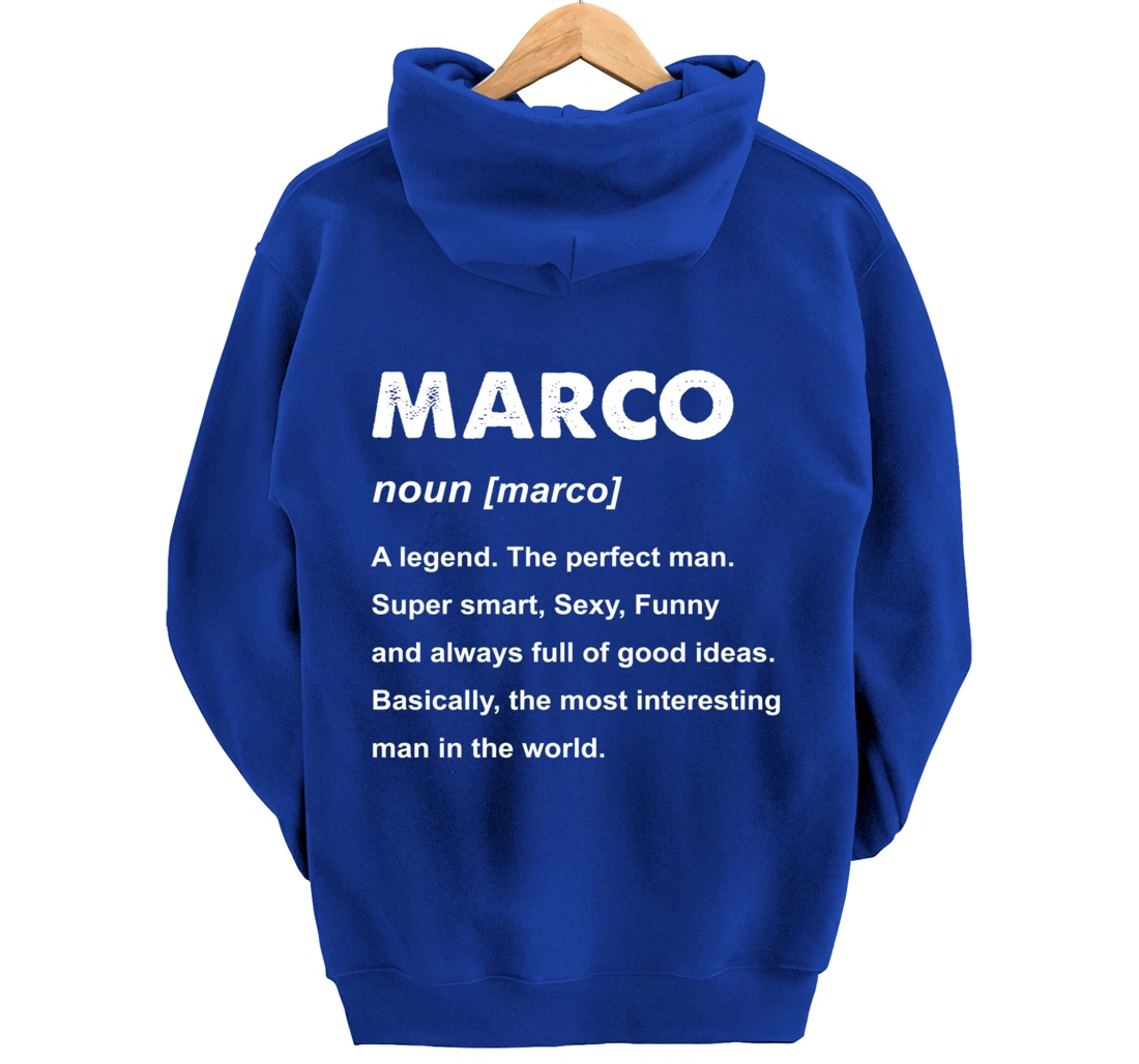 Marco Name Pullover Hoodie