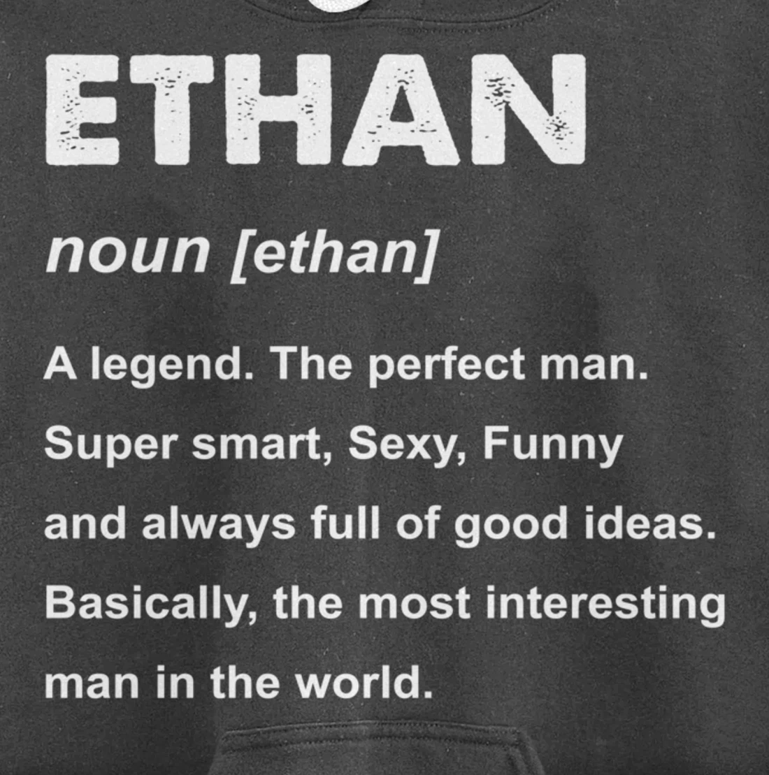 Ethan Name Pullover Hoodie
