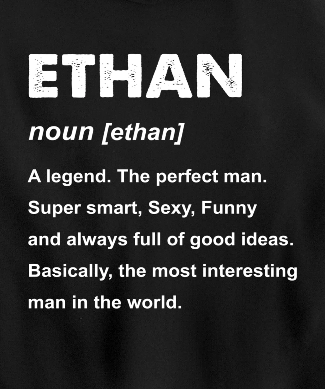 Ethan Name Pullover Hoodie
