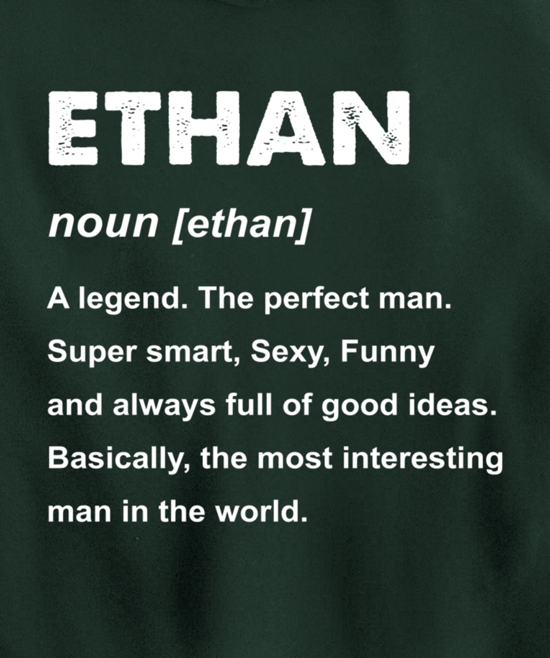 Ethan Name Pullover Hoodie