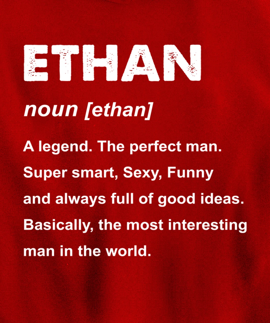 Ethan Name Pullover Hoodie