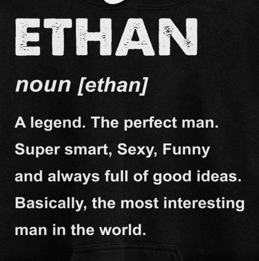 Ethan Name Pullover Hoodie