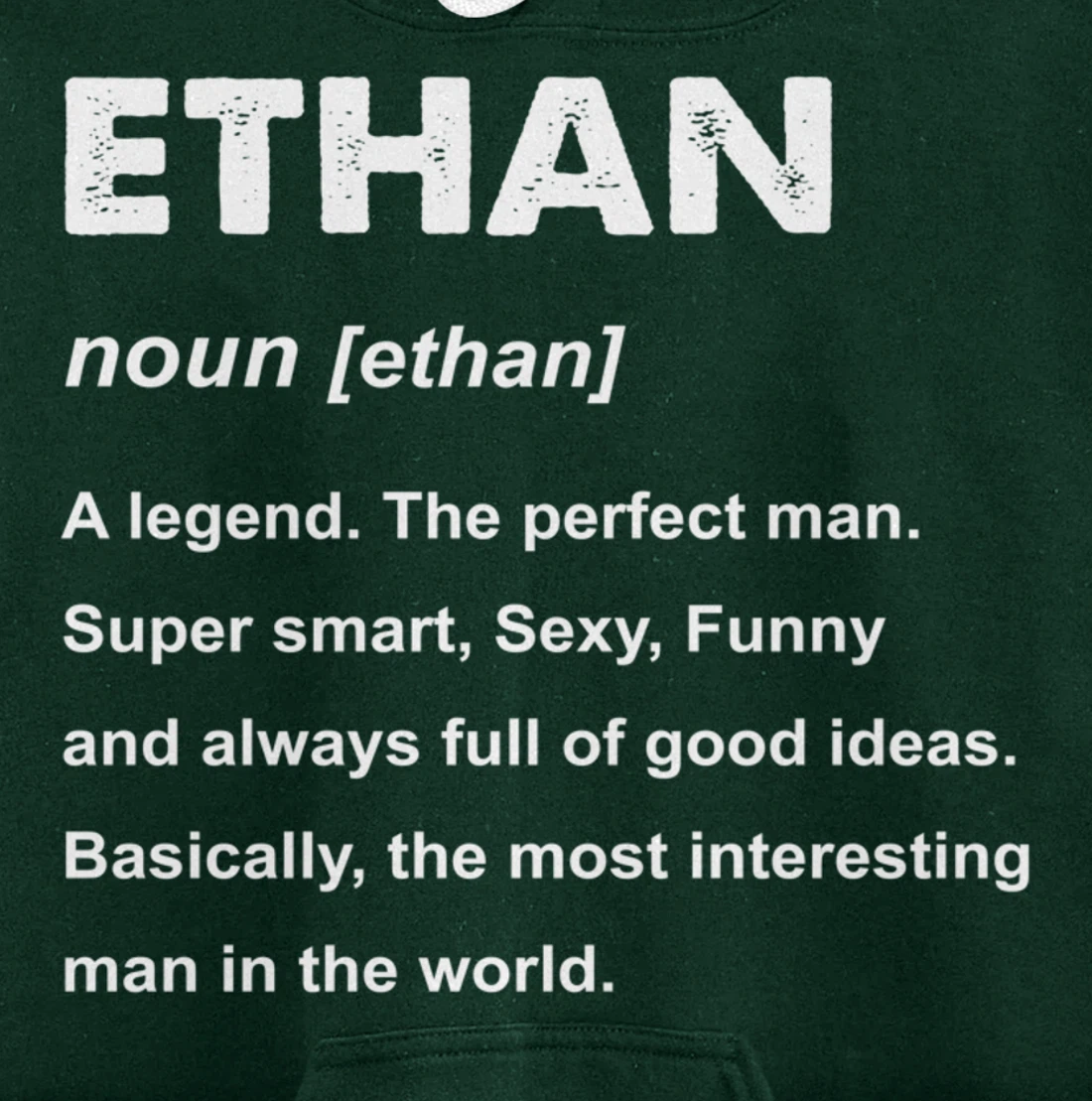 Ethan Name Pullover Hoodie
