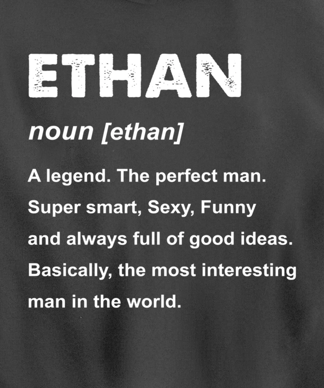 Ethan Name Pullover Hoodie