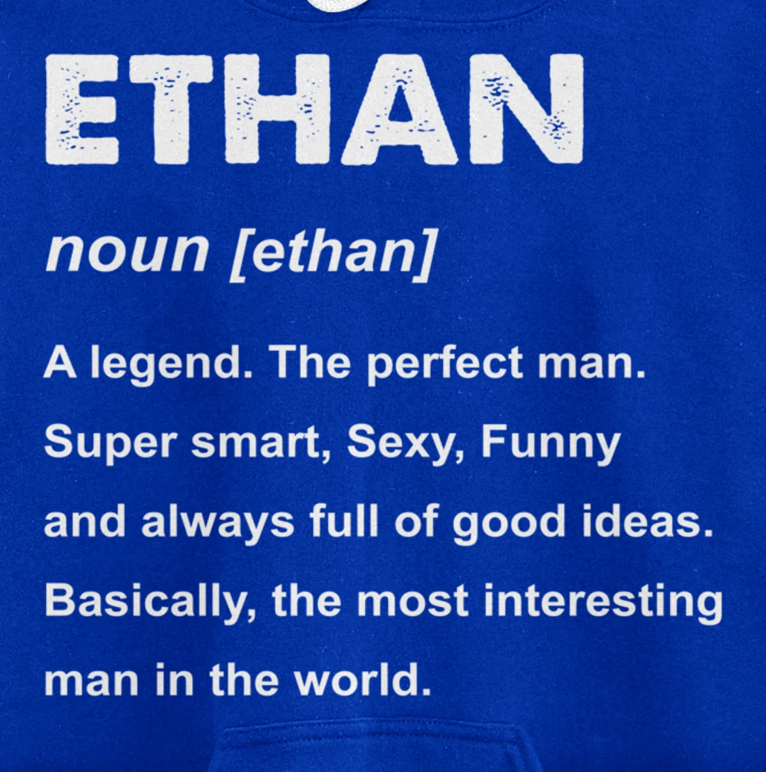 Ethan Name Pullover Hoodie