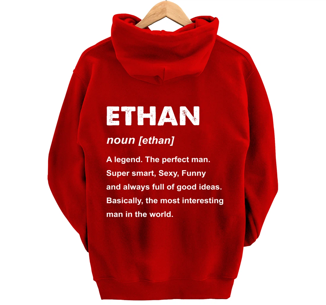 Ethan Name Pullover Hoodie