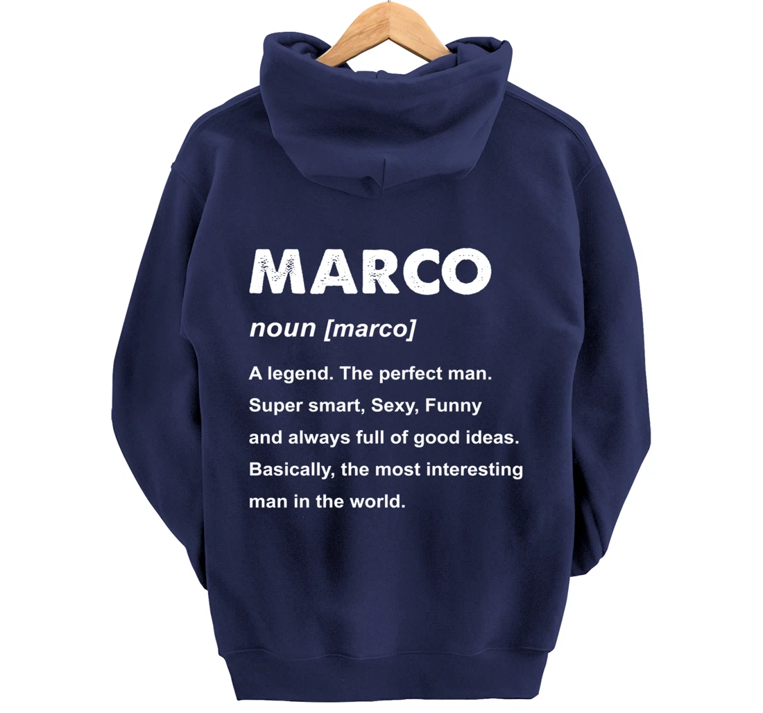 Marco Name Pullover Hoodie