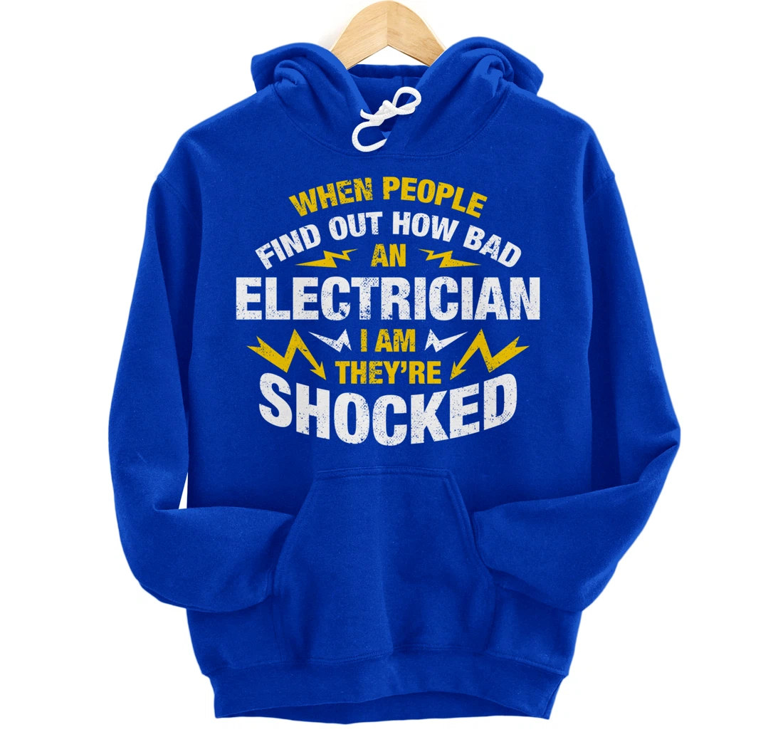 Funny Electrician Pullover Hoodie