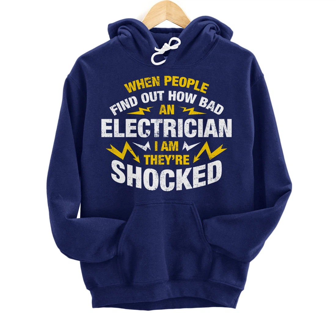 Funny Electrician Pullover Hoodie