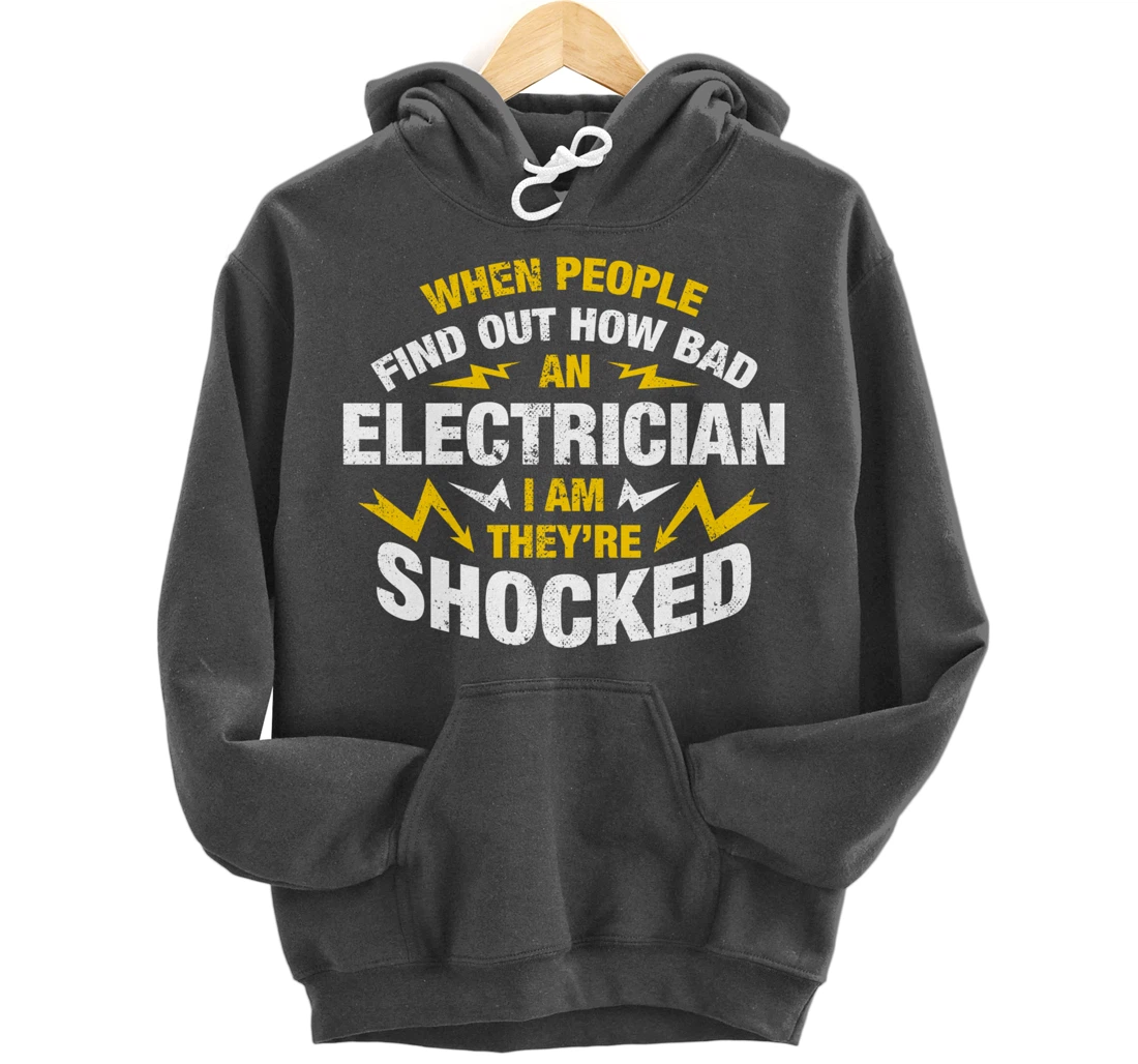 Funny Electrician Pullover Hoodie