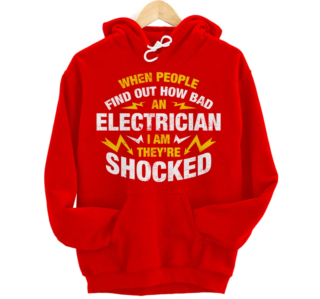 Funny Electrician Pullover Hoodie