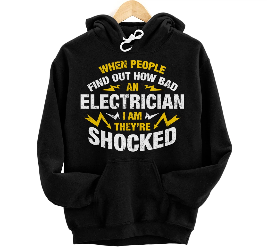 Funny Electrician Pullover Hoodie
