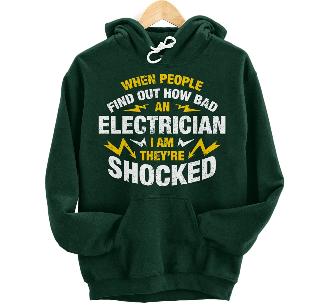 Funny Electrician Pullover Hoodie