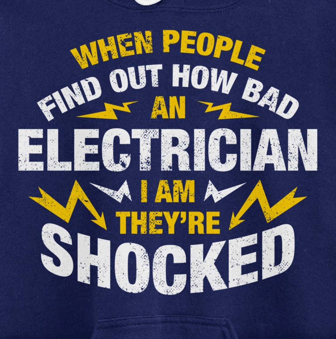 Funny Electrician Pullover Hoodie