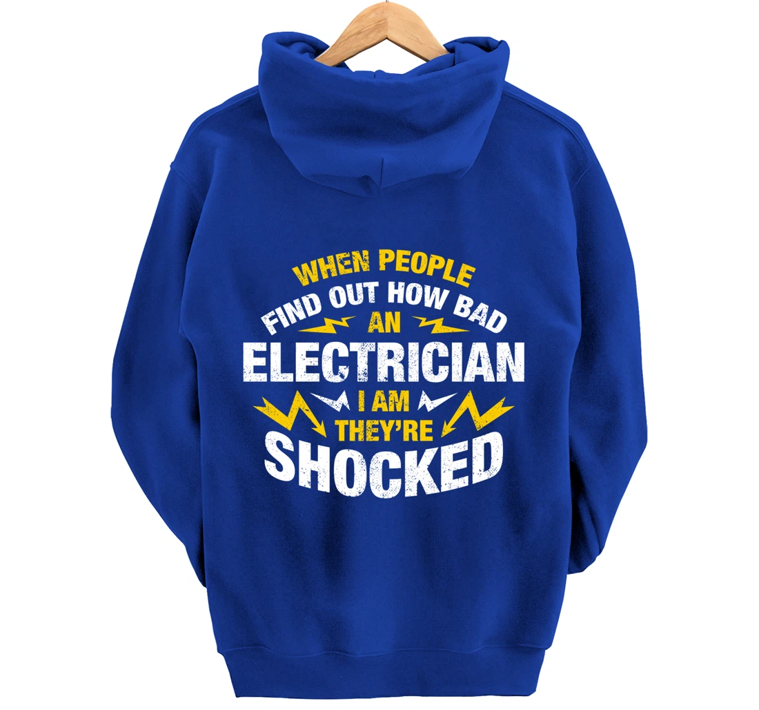 Funny Electrician Pullover Hoodie