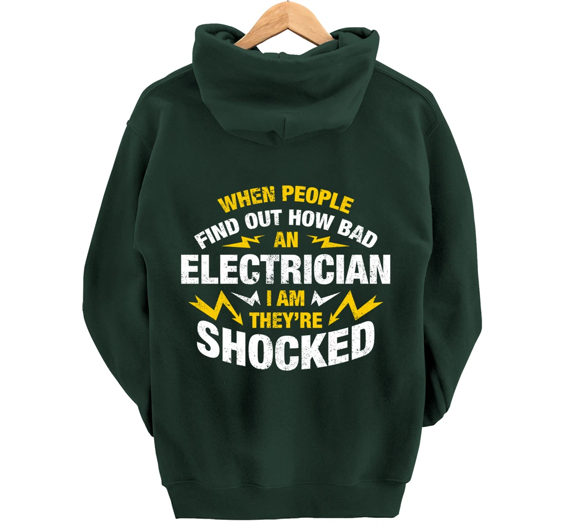 Funny Electrician Pullover Hoodie