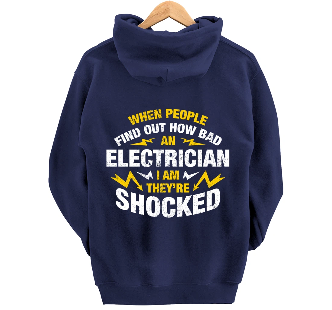 Funny Electrician Pullover Hoodie
