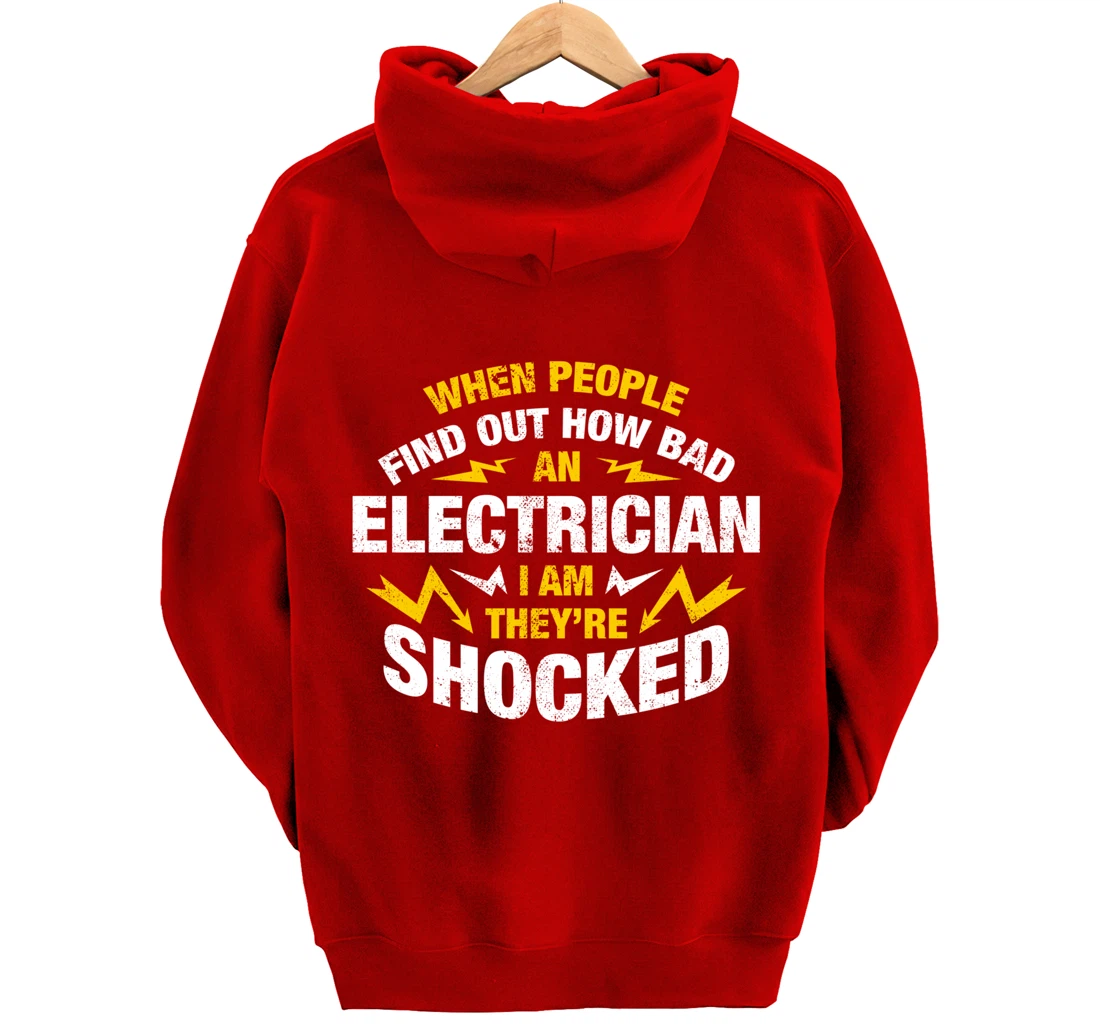 Funny Electrician Pullover Hoodie