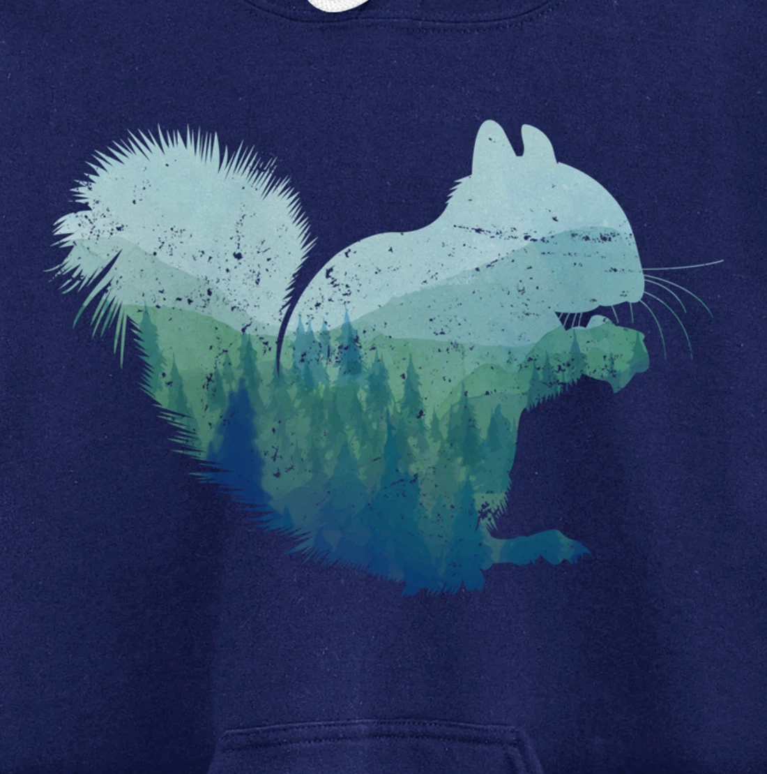 Forest Squirrel Pullover Hoodie